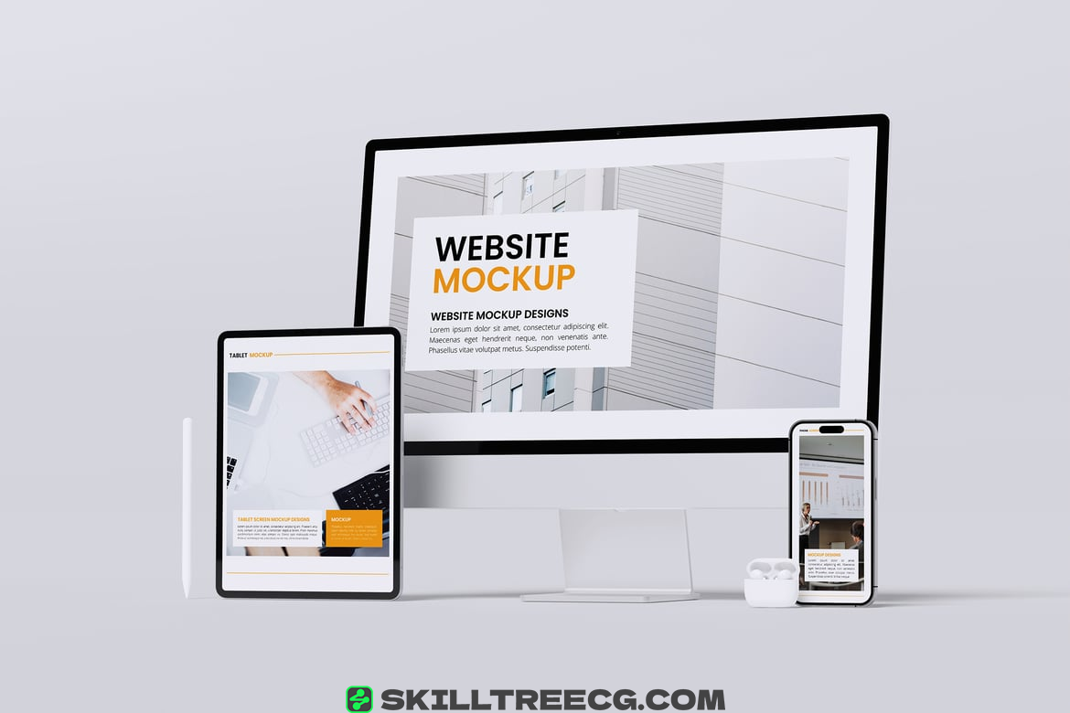 Multi Device Realistic Mockup（935300）-技能树